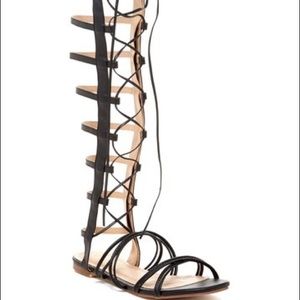 Chloe & Chase Knee High Gladiator Sandal Size 10